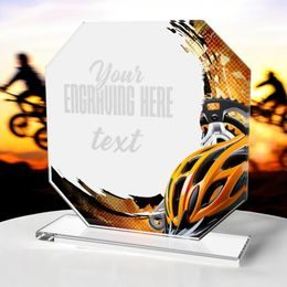 Hopper Mountain Biking Glass Award