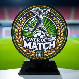 Quantum Women's Football Player of the Match Trophy