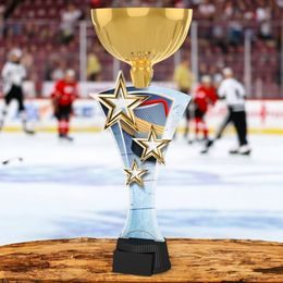 Triple Star Ice Hockey Gold Trophy Cup
