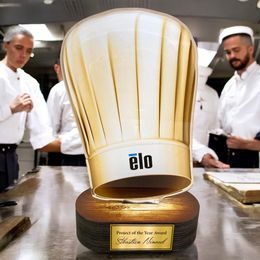 Altus Classic Chefs Hat Custom Logo Trophy