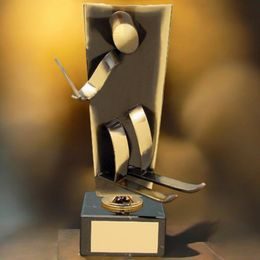 Murcia Skiing Handmade Metal Trophy