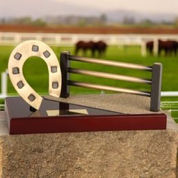 Aragon Horse Shoe Handmade Metal Trophy