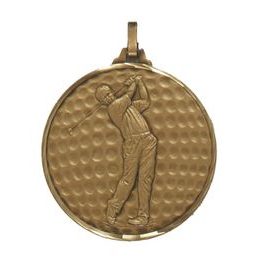 Diamond Edged Male Golf Ball Bronze Medal