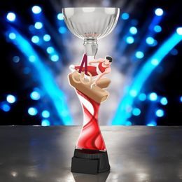 Montreal Male Gymnast Silver Cup Trophy