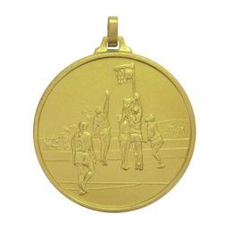 Diamond Edged Netball Gold Medal