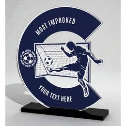 Cantu Deluxe Custom Printed Most Improved Football Trophy