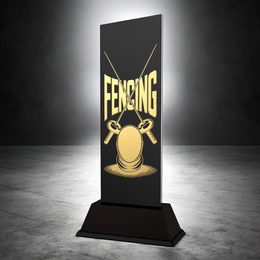 Shadowline Fencing Trophy – Stainless Steel Award