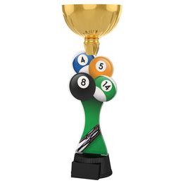 Vancouver Pool Balls Gold Cup Trophy