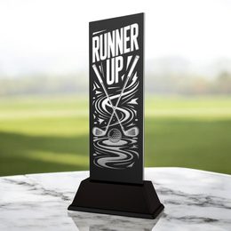 Shadowline Golf Runner Up Trophy – Stainless Steel Award