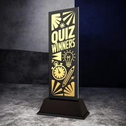 Shadowline Quiz Winners Trophy – Stainless Steel Award