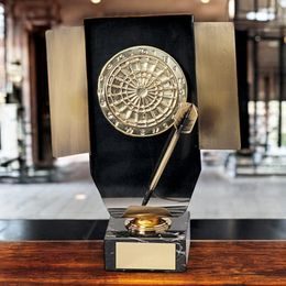 Paradas Darts Dartboard Handmade Metal Trophy