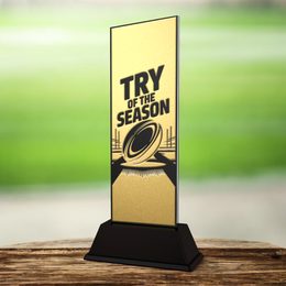Shadowline Rugby Try of the Season Trophy – Stainless Steel Award