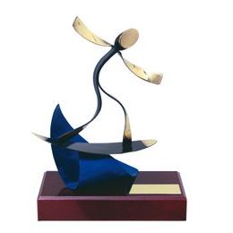 Barcelona Surfing Handmade Metal Trophy