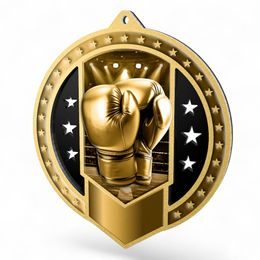 Sentinel Classic Boxing Stainless Steel Medal