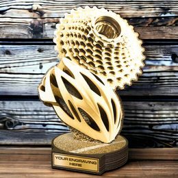 Grove Classic Cycling Real Wood Trophy