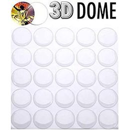 Acrylic Domed 25mm Self-Adhesive Covering