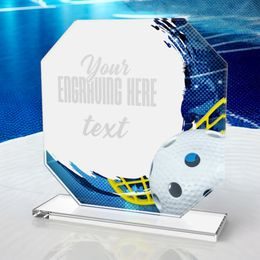 Hopper Floorball Glass Award
