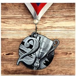 Rincon Silver 2nd Place Black Acrylic Medal