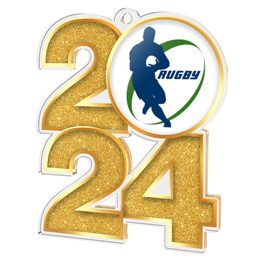 Rugby 2024 Acrylic Medal
