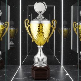 Egerton Silver & Gold Logo Cup