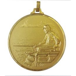 Diamond Edged Angling Fishing Gold Medal