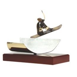 Aragon Snowboarding Handmade Metal Trophy