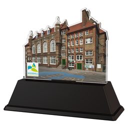 School Building Custom Acrylic Award