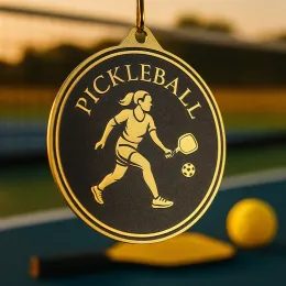 Valour Pickleball Women's Stainless Steel Medal