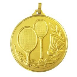 Diamond Edged Badminton Gold Medal