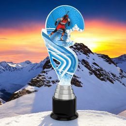 Aspen Biathlon Skiing Snowflake Trophy