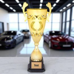 Earl Gold Laser Cut Trophy Cup