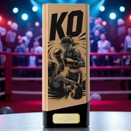 Tower Elite Heavyweight Women's KO Boxing Trophy