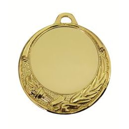 Victory Torch Logo Insert Gold Medal