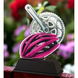 Ostrava Cycling Pink Helmet Trophy