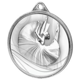 Ballet Classic Texture 3D Print Silver Medal