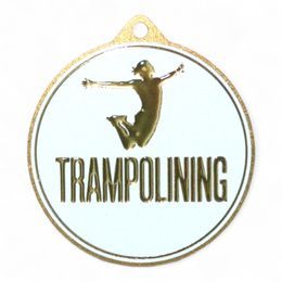 Quantum Trampolining Stainless Steel Medal