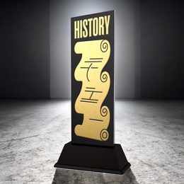 Shadowline School History Trophy – Stainless Steel Award