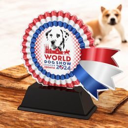 Marley Custom Logo Acrylic Rosette Award