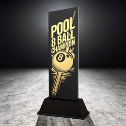 Shadowline Metal 8 Ball Pool Champion Trophy
