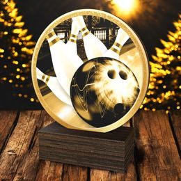 Holt Classic Tenpin Bowling Real Wood Trophy