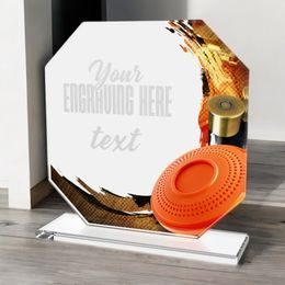 Hopper Clay Pigeon Glass Award