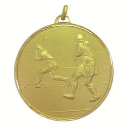 Embossed Economy Female Hockey Gold Medal