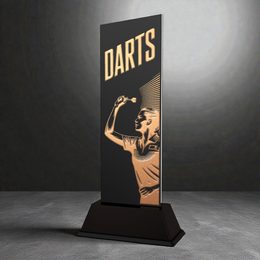 Shadowline Metal Female Darts Player Trophy