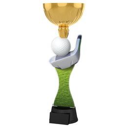 Vancouver Golf Ball and Putter Gold Cup Trophy
