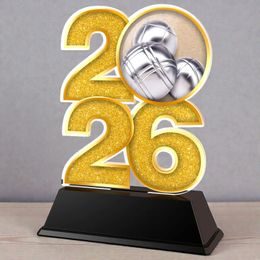 Petanque Year Trophy – Sports Award with Year Selection