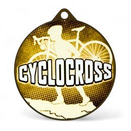 Quantum Cyclocross Stainless Steel Medal
