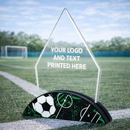 Metro Printed Acrylic Football Award