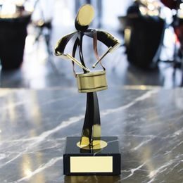 Galicia Drummer Handmade Metal Trophy