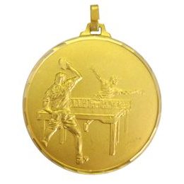 Diamond Edged Table Tennis Gold Medal