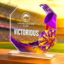 Hopper Cheerleader Glass Award
